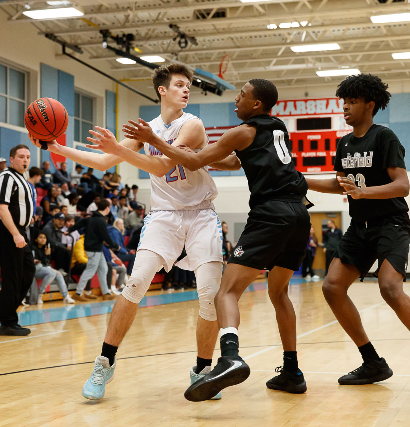 Marshall vs. Wakefield boys hoops 19